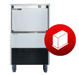 ITV SPIKA NG70 Half Dice Self-contained Ice Maker - SPIKA NG70A HD product image