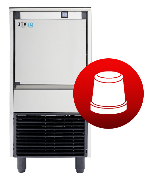 ITV GALA NG30 A DP Self-contained Ice Maker with Drain Pump product image