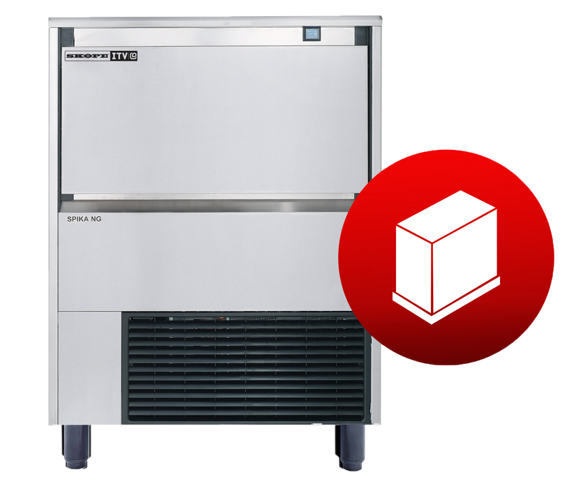 ITV SPIKA NG100 Half Dice Self-contained Ice Maker - SPIKA NG100A HD product image