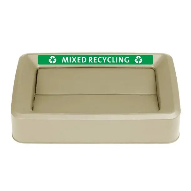 Jantex 60/80ltr Slim Bin Lid Beige  Rubbish Bins