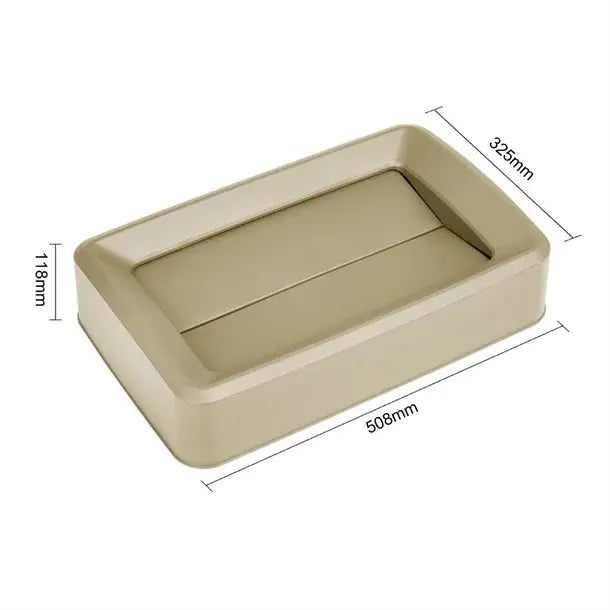 Jantex 60/80ltr Slim Bin Lid Beige  Rubbish Bins