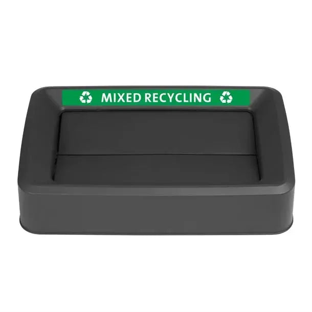 Jantex 60/80ltr Slim Bin Lid Black  Rubbish Bins