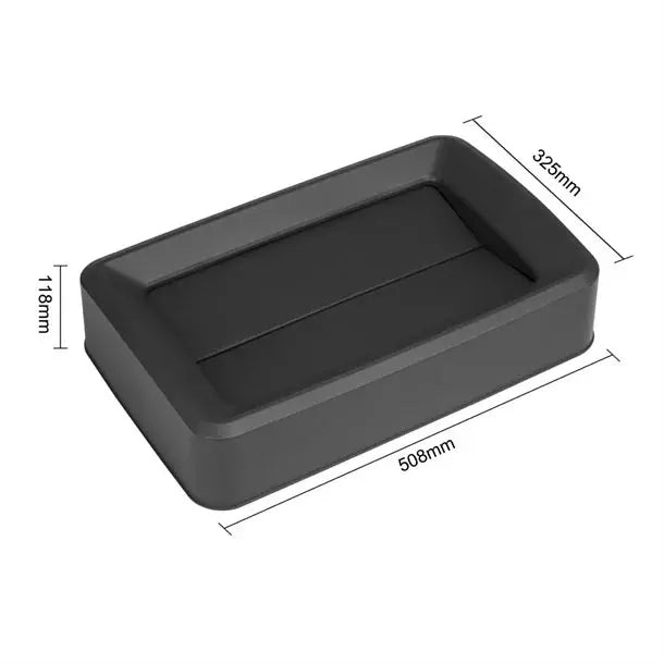Jantex 60/80ltr Slim Bin Lid Black  Rubbish Bins