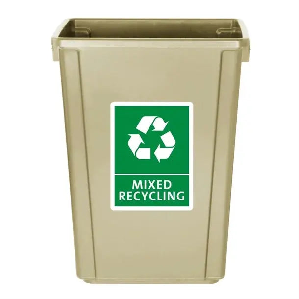 Jantex Slim Bin 60L Beige  Rubbish Bins