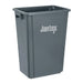 Jantex Slim Bin 60Ltr Grey - DX965 - Simply Hospitality NZ