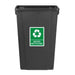 Jantex Slim Bin 80L Black  Rubbish Bins