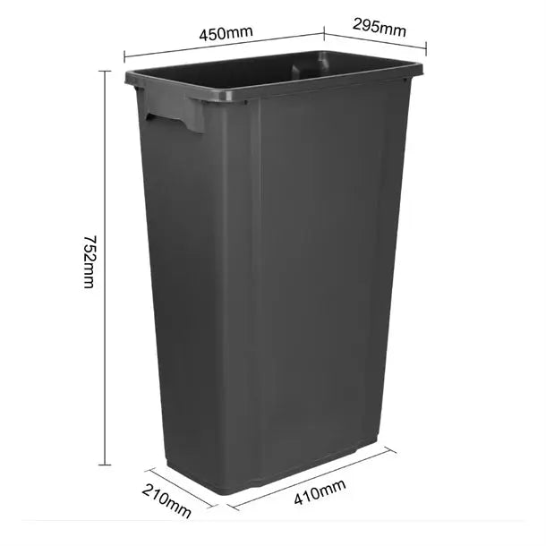 Jantex Slim Bin 80L Black  Rubbish Bins