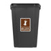 Jantex Slim Bin Food Waste Label  Rubbish Bins