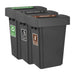 Jantex Slim Bin Food Waste Label  Rubbish Bins