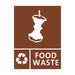 Jantex Slim Bin Food Waste Label - FX194 - Simply Hospitality NZ