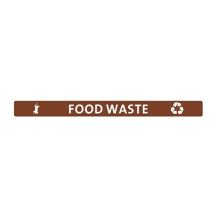 Jantex Slim Bin Lid Food Waste Label - FX195 - Simply Hospitality NZ