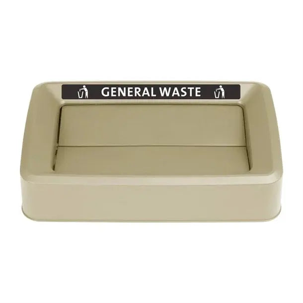 Jantex Slim Bin Lid General Waste Label  Rubbish Bins