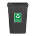 Jantex Slim Bin Mixed Recycling Label  Rubbish Bins
