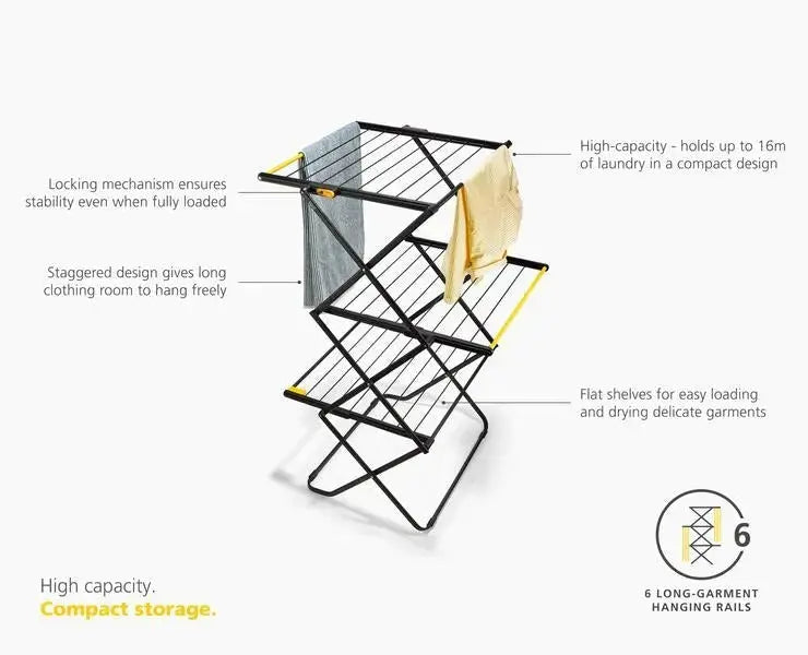 Joseph Joseph AirFrame™ 3-tier Clothes Airer  Hangers & Clothes Care