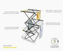 Joseph Joseph AirFrame™ Max 3-tier Clothes Airer  Hangers & Clothes Care