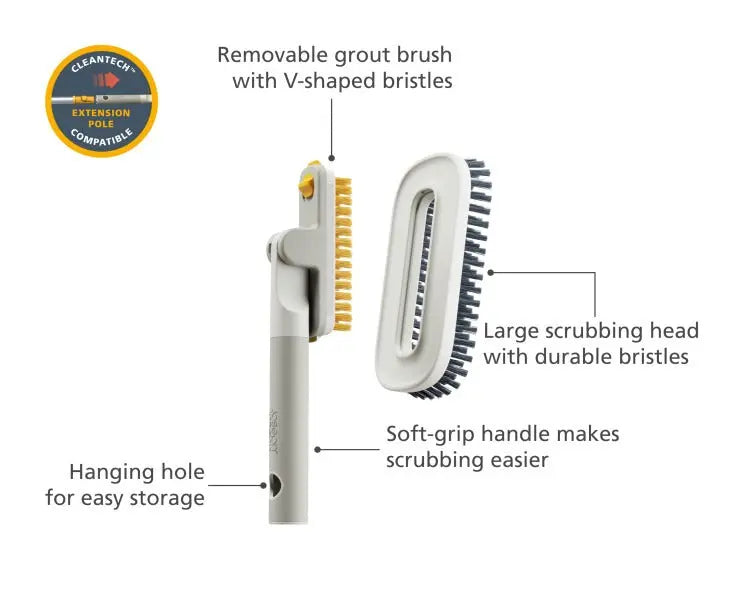Joseph Joseph CleanTech 2-in-1 tile scrubber