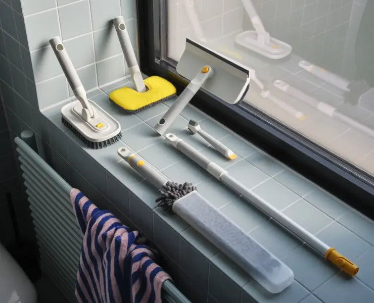 Joseph Joseph CleanTech Deep Cleaning Set with Extension Pole