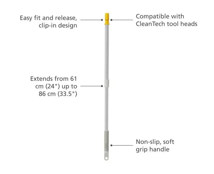 Joseph Joseph CleanTech Telescopic Extension Pole  Cleaning Supplies