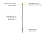 Joseph Joseph CleanTech Telescopic Extension Pole  Cleaning Supplies