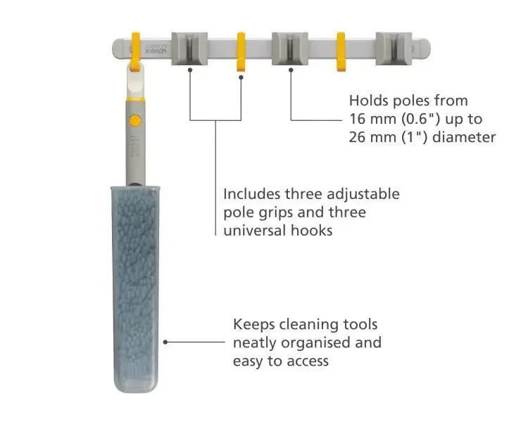 Joseph Joseph CleanTech cleaning tool storage rail  Cleaning Supplies