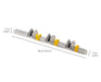Joseph Joseph CleanTech cleaning tool storage rail  Cleaning Supplies