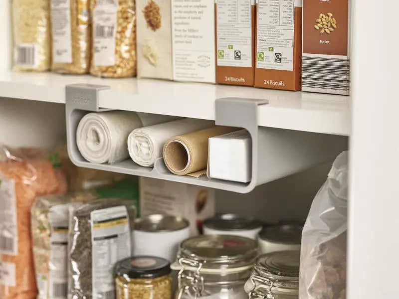 Joseph Joseph CupboardStore Film, Foil and Bag Organiser - Grey  Kitchen Organisers
