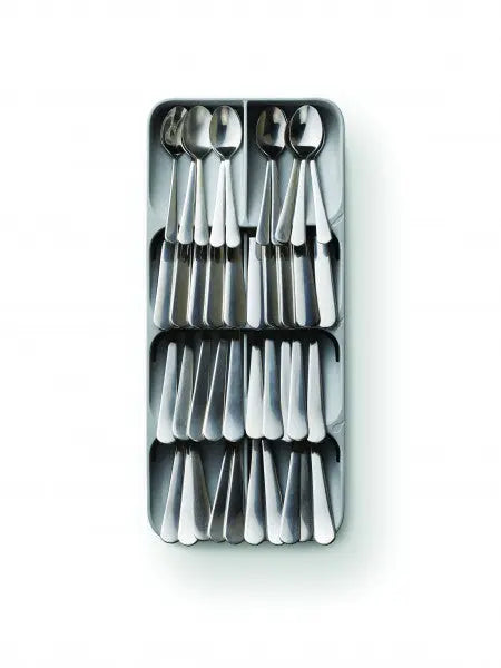 Joseph Joseph DrawerStore Large Compact Cutlery Organiser - Grey  Kitchen Organisers