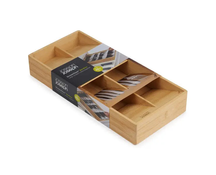 Joseph Joseph Drawerstore Bamboo Cutlery Organiser  Kitchen Organisers