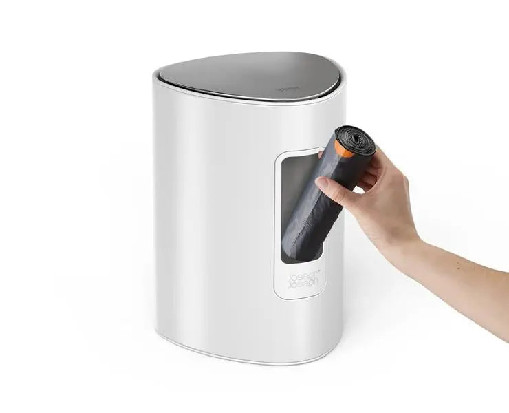 Joseph Joseph EasyStore 5L Bathroom Bin - Gloss White