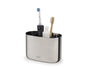 Joseph Joseph EasyStore Luxe Large Toothbrush Caddy - Stainless Steel  Bathroom Organisers