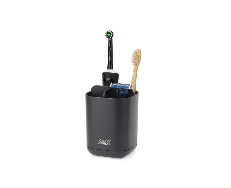 Joseph Joseph Easystore Toothbrush Caddy Black  Bathroom Organisers