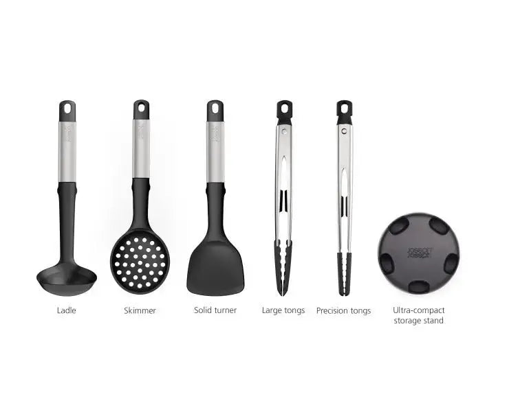Joseph Joseph Elevate Fusion 5 Piece Silicone Set With Stand  Utensil Sets