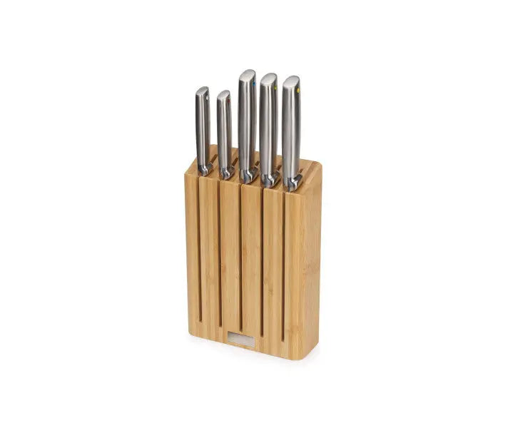 Joseph Joseph Elevate Steel Knives Bamboo 5 Piece Block  Knife Blocks