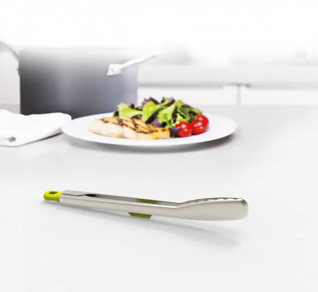 Joseph Joseph Elevate Steel Slimline Tongs - Green  Tongs & Turners