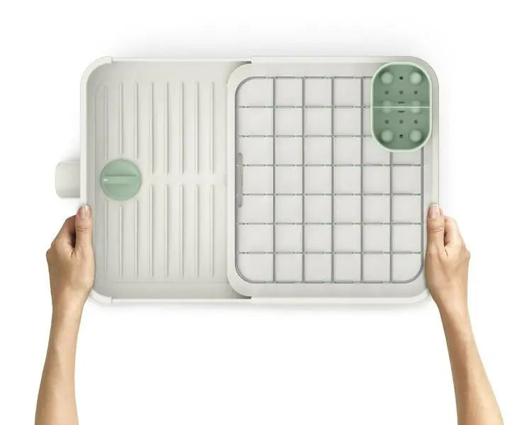 Joseph Joseph Extend Dish Rack (Light Stone/Sage)