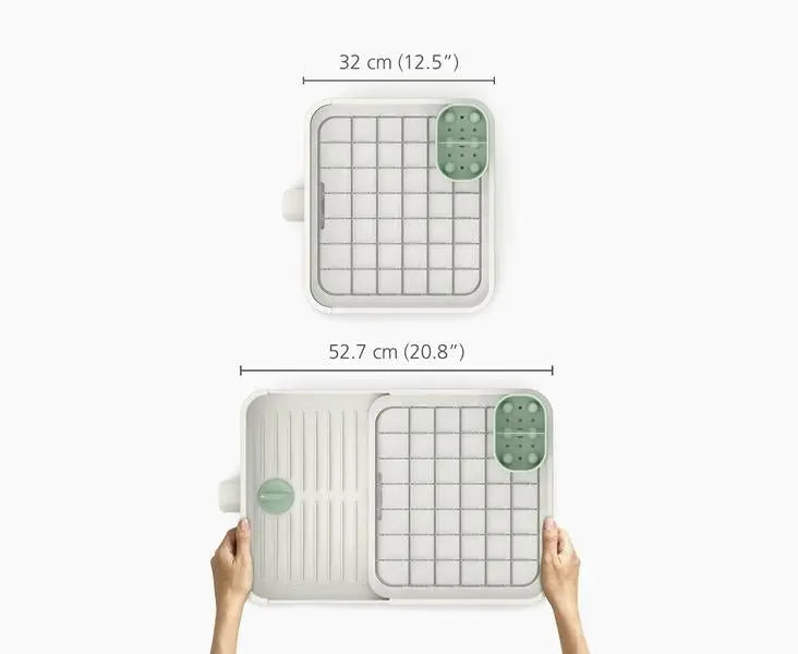 Joseph Joseph Extend Dish Rack (Light Stone/Sage)