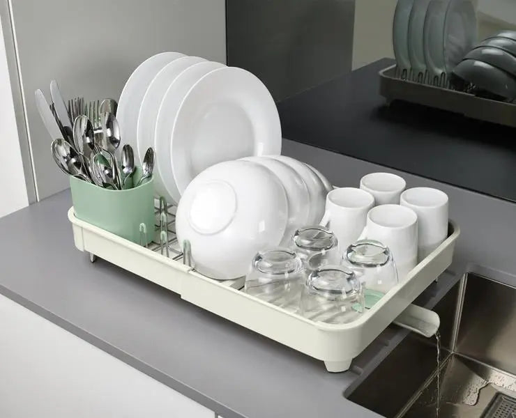 Joseph Joseph Extend Dish Rack (Light Stone/Sage)