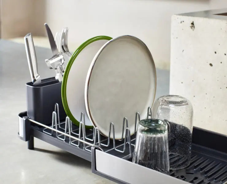 Joseph Joseph Extend™ Slim Steel Dish Rack (Grey)