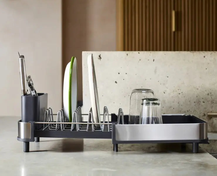 Joseph Joseph Extend™ Slim Steel Dish Rack (Grey)