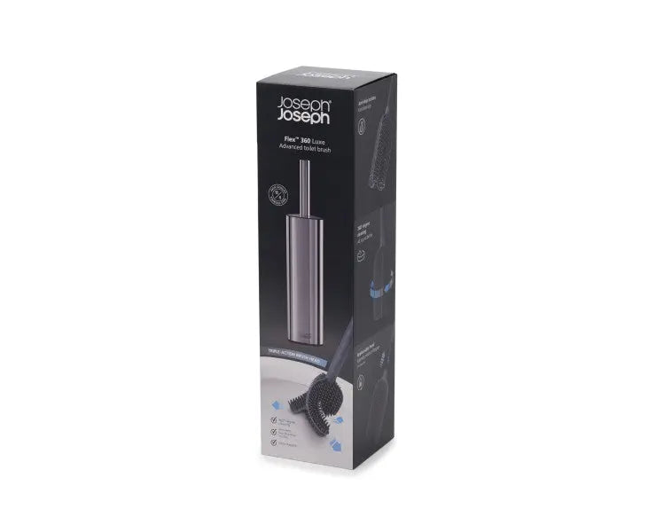 Joseph Joseph Flex 360 Luxe Toilet Brush - Stainless Steel  Toilet Brushes