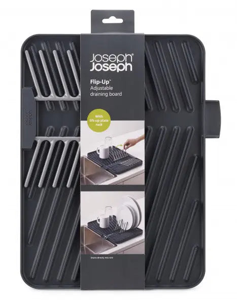Joseph Joseph Flip-Up Draining Board- Grey  Dish Racks