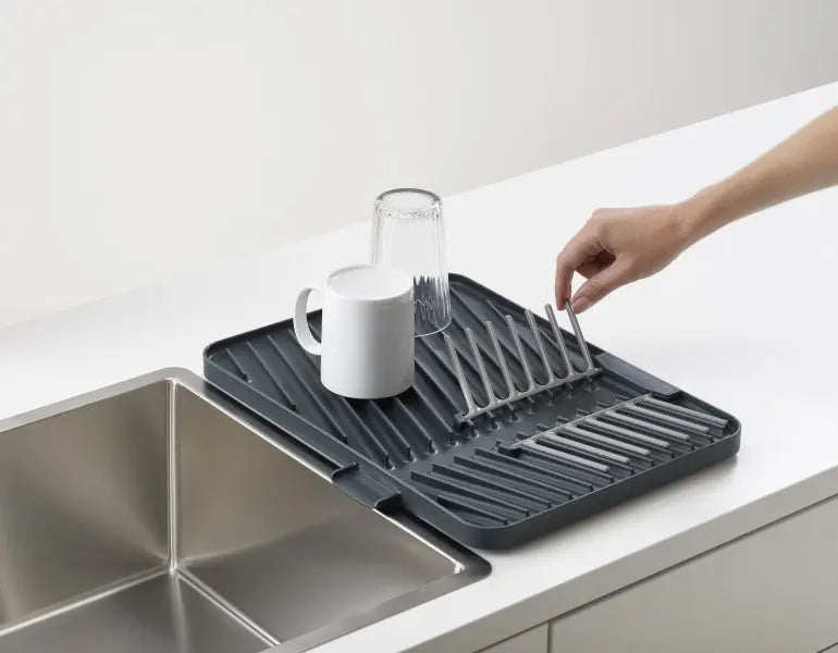 Joseph Joseph Flip-Up Draining Board- Grey  Dish Racks