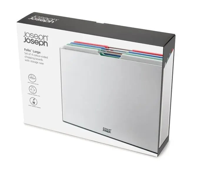 Joseph Joseph Folio 4pc Board Set Large (Silver/Coast)