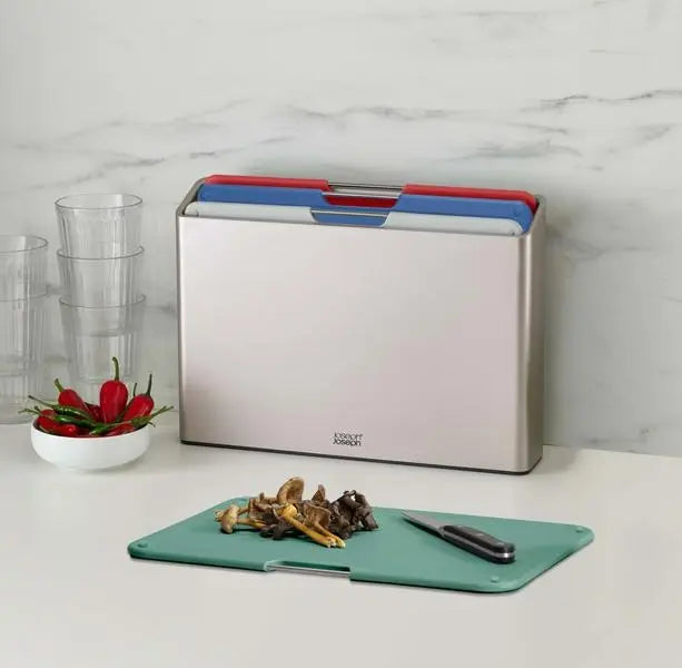 Joseph Joseph Folio 4pc Board Set Large (Silver/Coast)