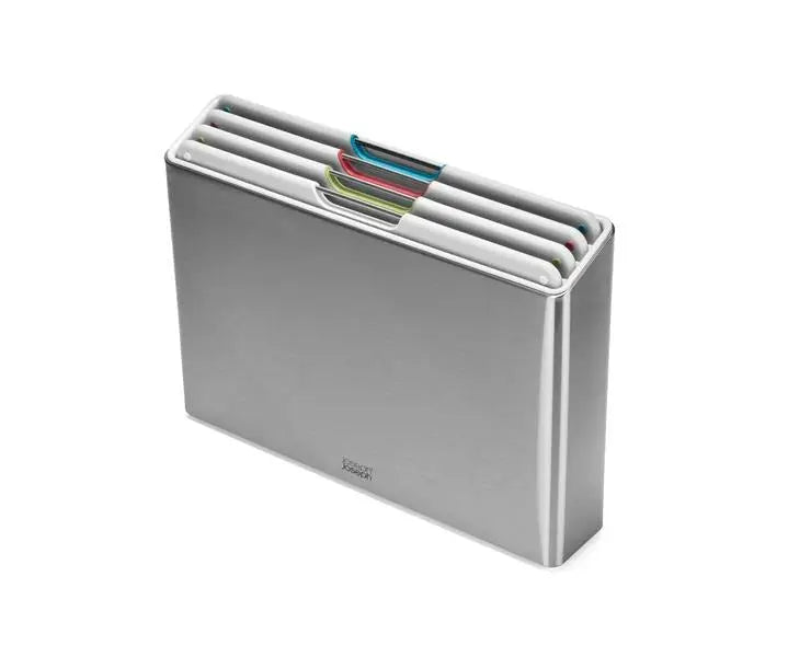 Joseph Joseph Folio™ Steel 4pc Board Set (Light Stone)