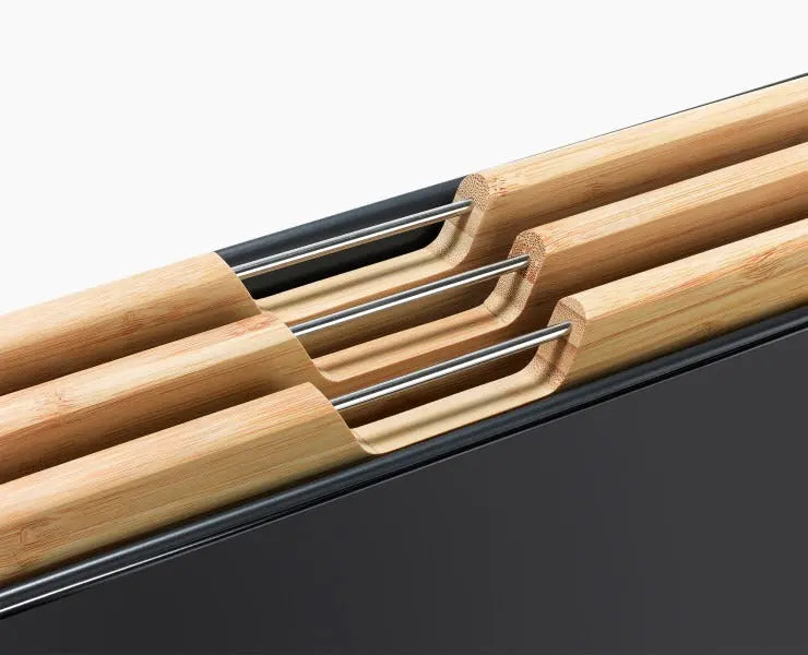 Joseph Joseph Folio™ Steel Bamboo 3pc Board Set (Blk)