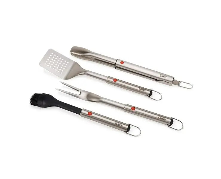 Joseph Joseph GrillOut 4-piece BBQ utensil set w. case