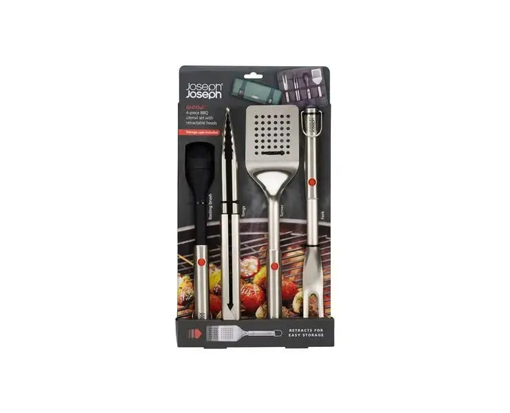 Joseph Joseph GrillOut 4-piece BBQ utensil set w. case  Kitchen Tools & Gadgets
