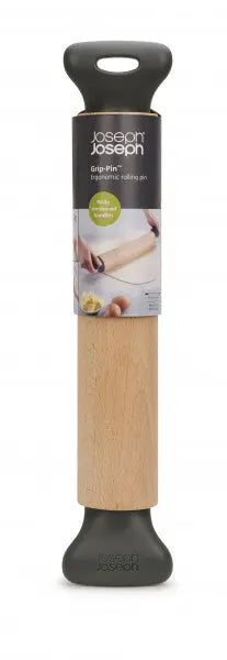 Joseph Joseph Grip-Pin Ergonomic Rolling Pin - Grey  Rolling Pins