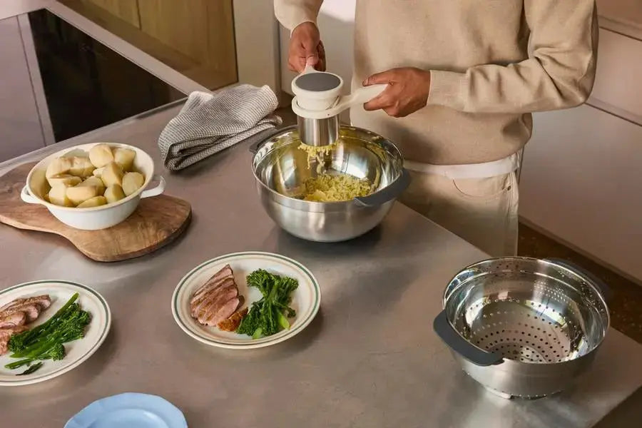 Joseph Joseph Helix Potato Ricer  Plastic Boards